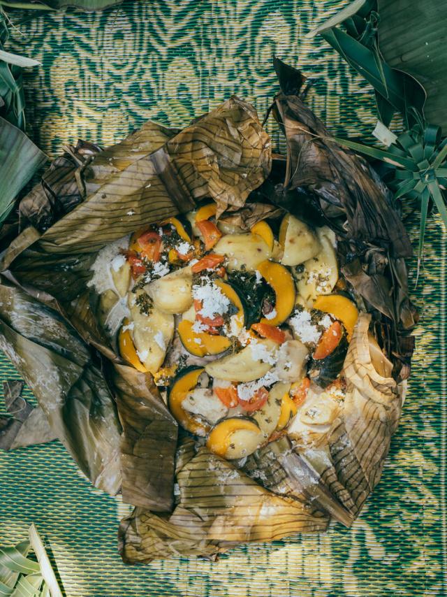 Traditional Kanak bougna