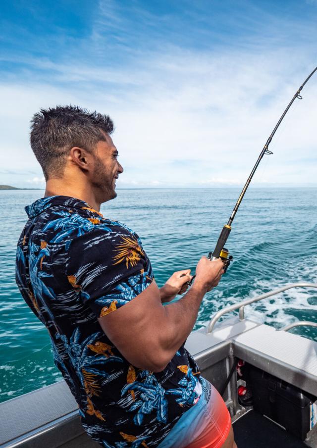 Pêche au gros dans le lagon de Nouvelle-Calédonie