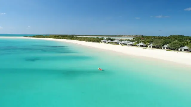 Beach of the hotel Paradis d'Ouvéa