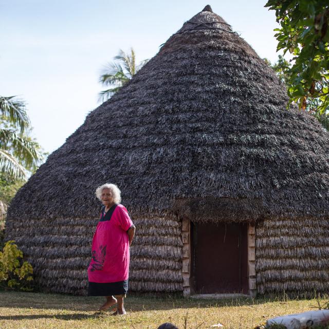 Accueil en tribu Chez Waka à Lifou en Nouvelle-Calédonie.