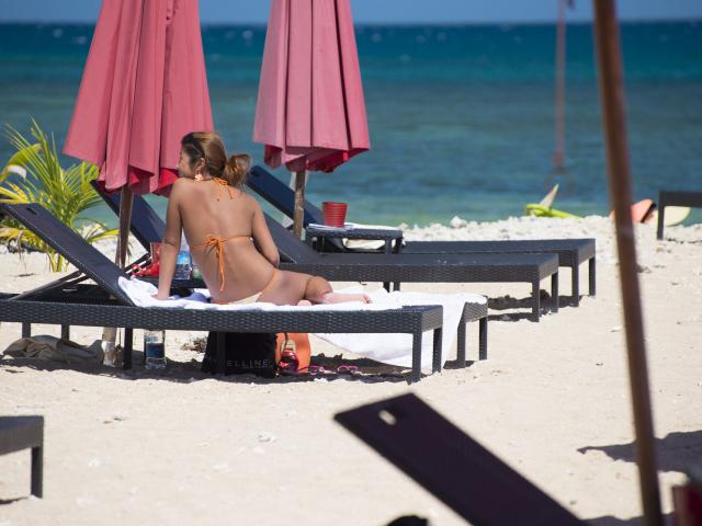 Transat sur la plage de l'îlot Canard, Nouméa