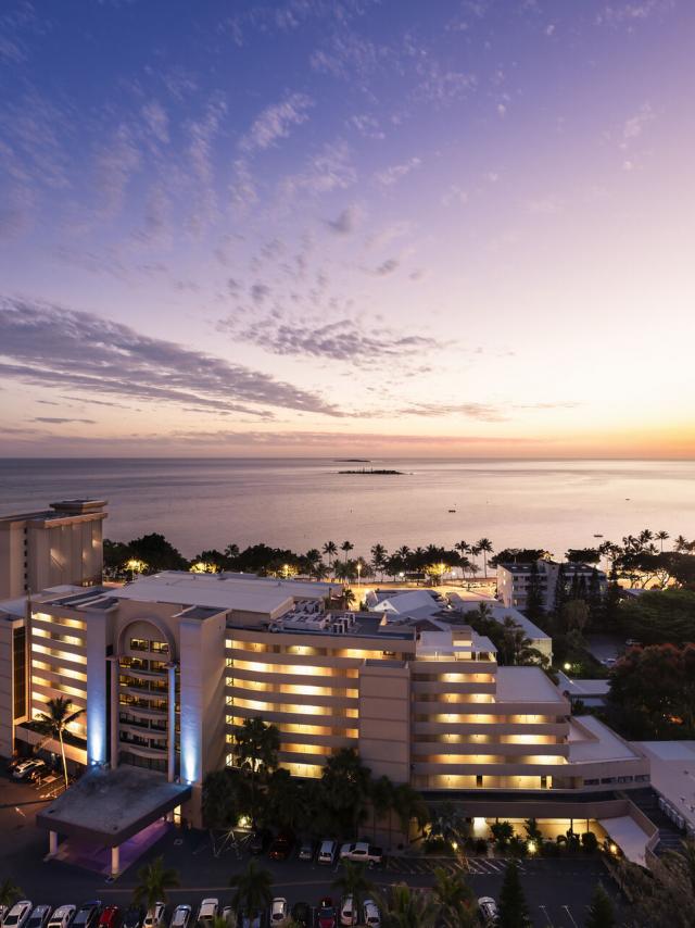 View of Anse Vata from the hotel Le Ramada