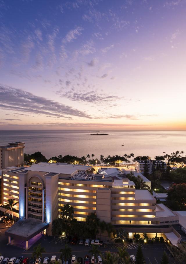 View of Anse Vate bay from Le Ramada hotel, Nouméa