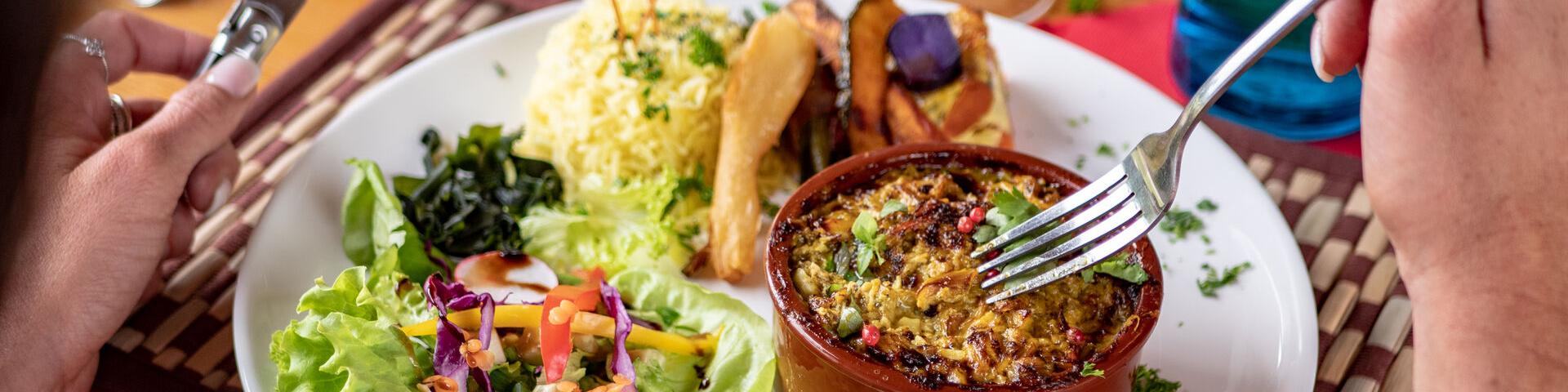 ニューカレドニア、ブールパリスのLa Table d'en Hautでランチ