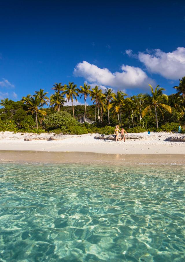 Plage de Peng à Lifou, Îles Loyauté de Nouvelle-Calédonie.