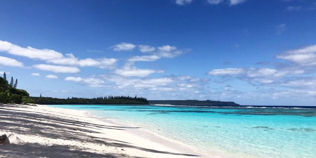 Yédjélé beach, Maré, Loyalty Islands, New Caledonia.
