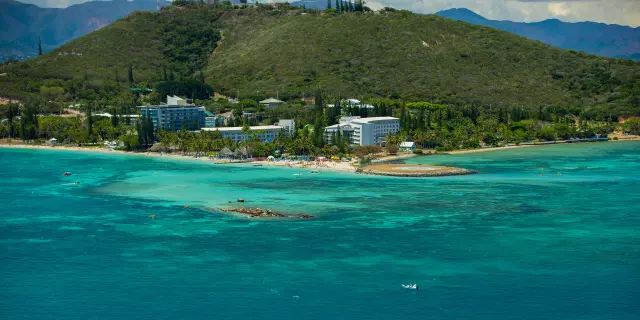 Point Magnin and the Meridian beach in Noumea