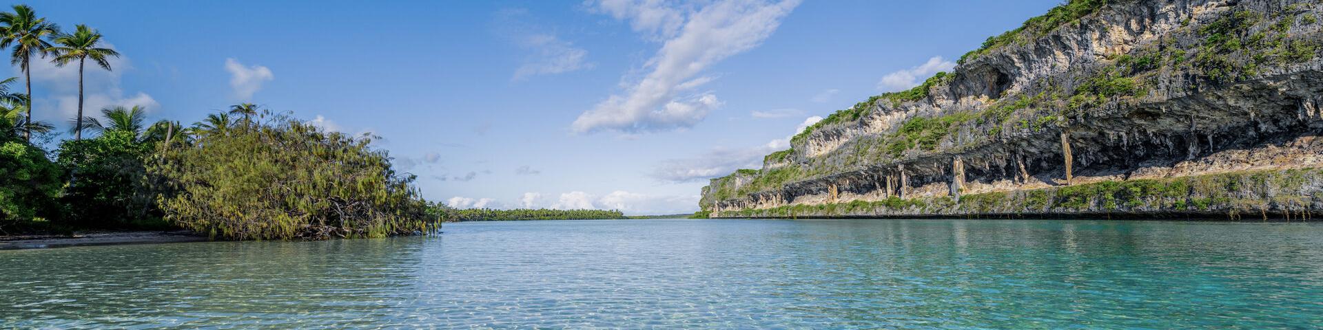 Lagon Falaises de Lékiny à Ouvéa