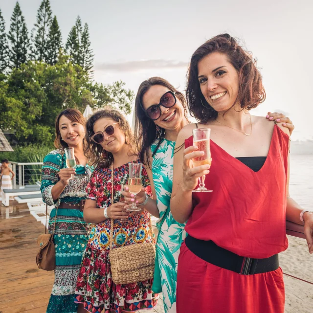 Garden party at Anse-Vata, Nouméa