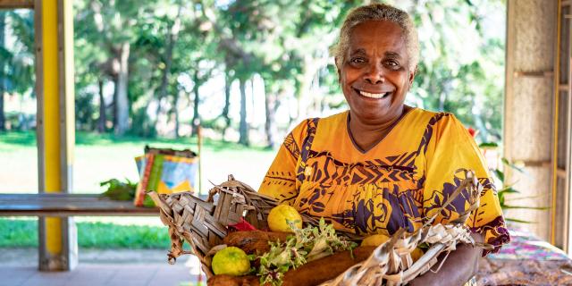 Marché des femmes de Waho à Yaté en Nouvelle-Calédonie