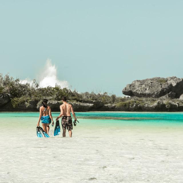 Snorkeling dans la piscine naturelle d'Oro à l'Île des Pins