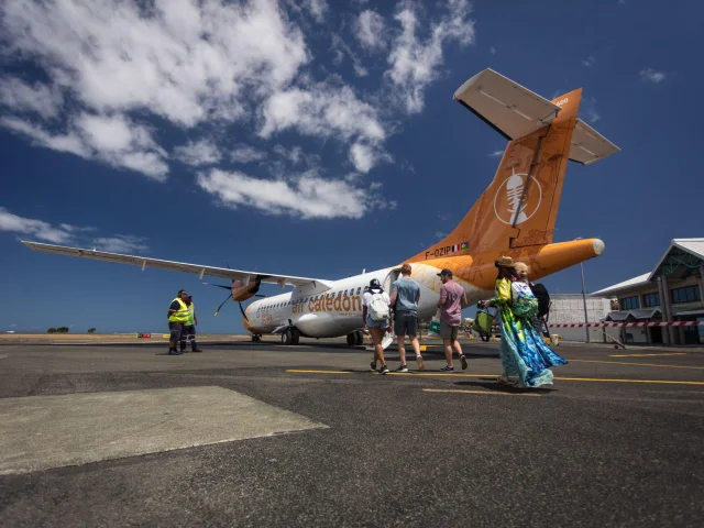Avion à l'aérodrome de Nouméa-Magenta