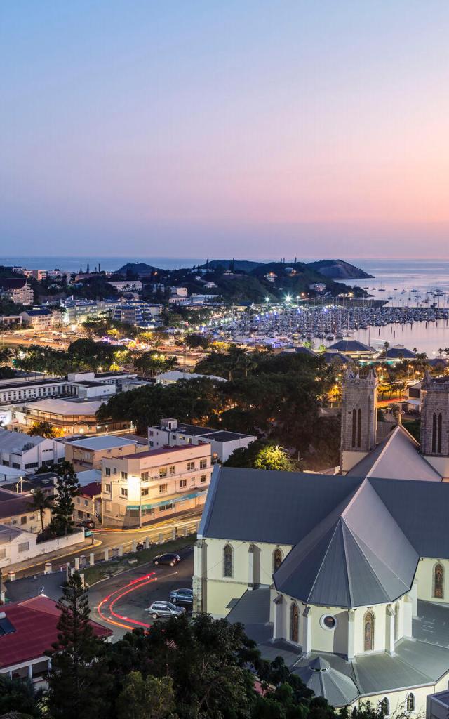 Centre-ville de Nouméa, capitale de la Nouvelle-Calédonie