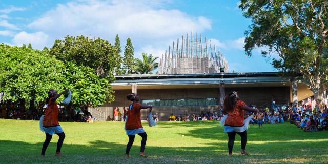 Traditional Kanak dance show in New Caledonia