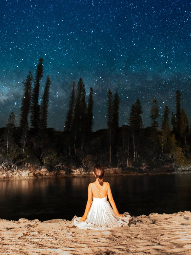 Starry sky in New Caledonia