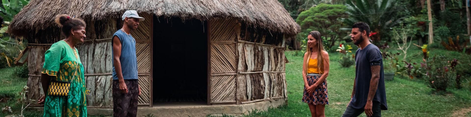 Vivre un accueil en tribu à Tchamba, Poindimié