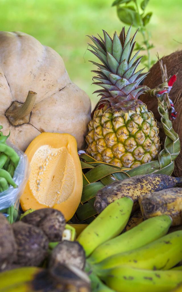 Fresh fruits and vegetables from New Caledonia