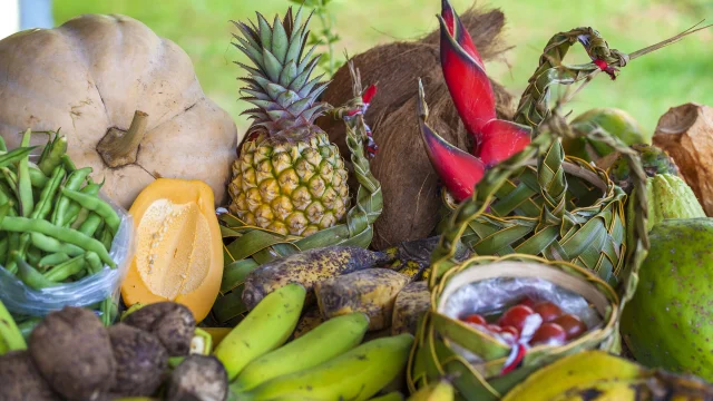 Fresh fruits and vegetables from New Caledonia