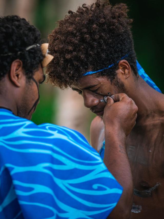 Traditional Kanak dance in New Caledonia