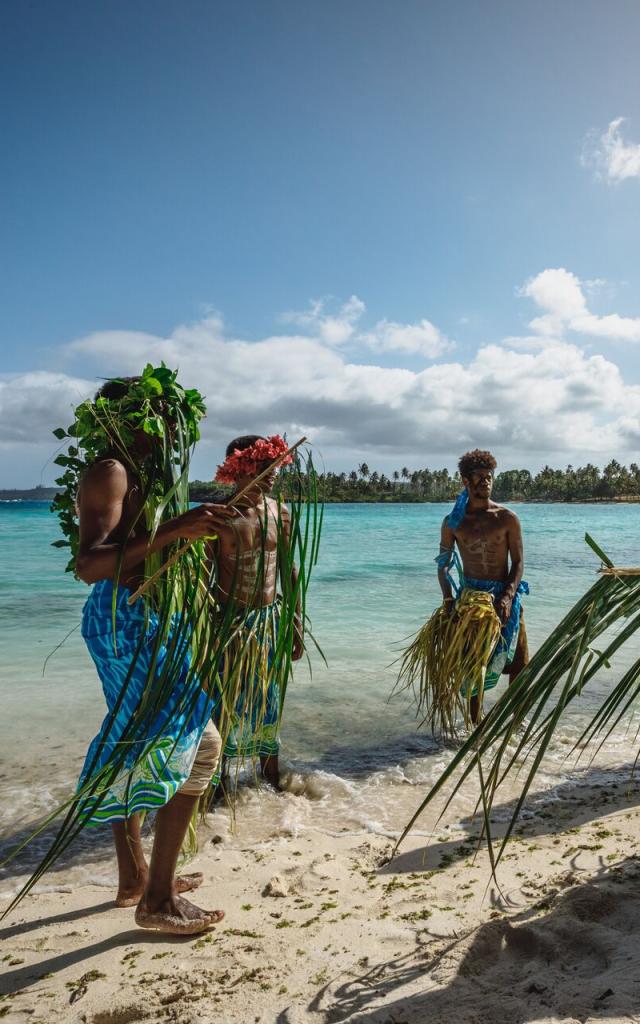 Traditional Kanak dance show in New Caledonia