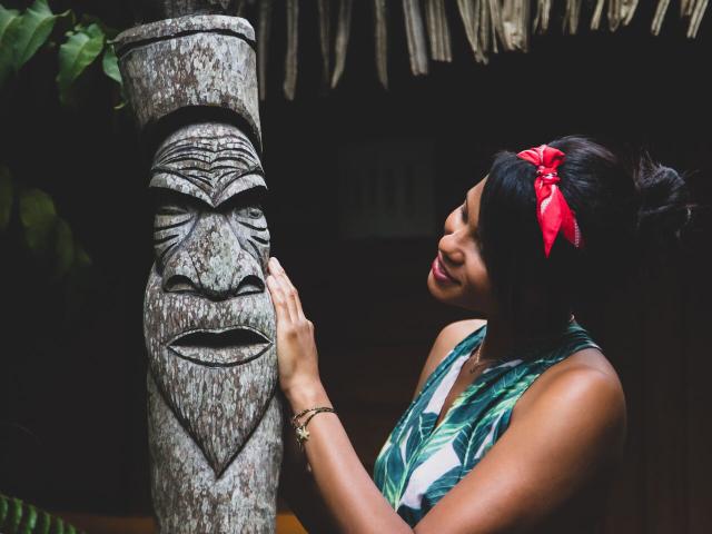 Totem Kanak en Nouvelle-Calédonie