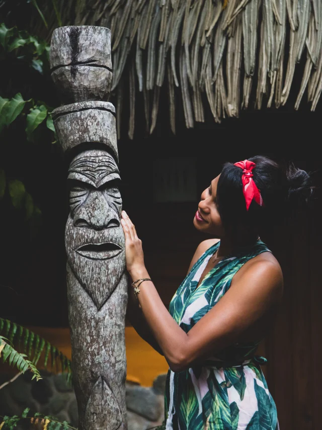 Totem Kanak en Nouvelle-Calédonie