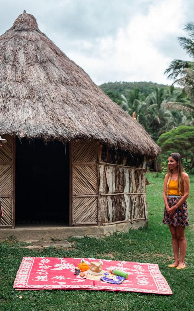Custom at a tribal welcome on the East Coast