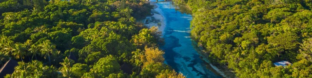Rivière baie d'Oro à l'Île des Pins