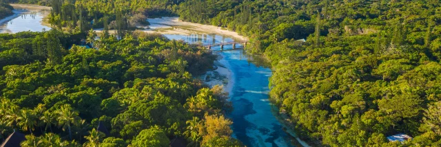 Rivière baie d'Oro à l'Île des Pins