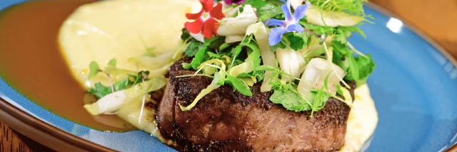 Caledonian cuisine in a Nouméa restaurant