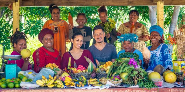 Marché des femmes de Wenene à Thio
