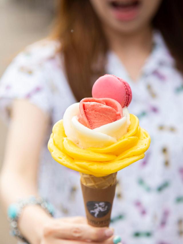 Glace sur les baies à Nouméa
