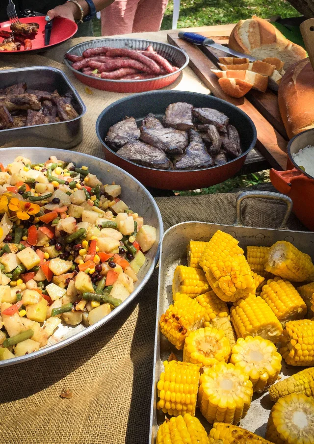 Barbecue broussard à la ferme en Nouvelle-Calédonie