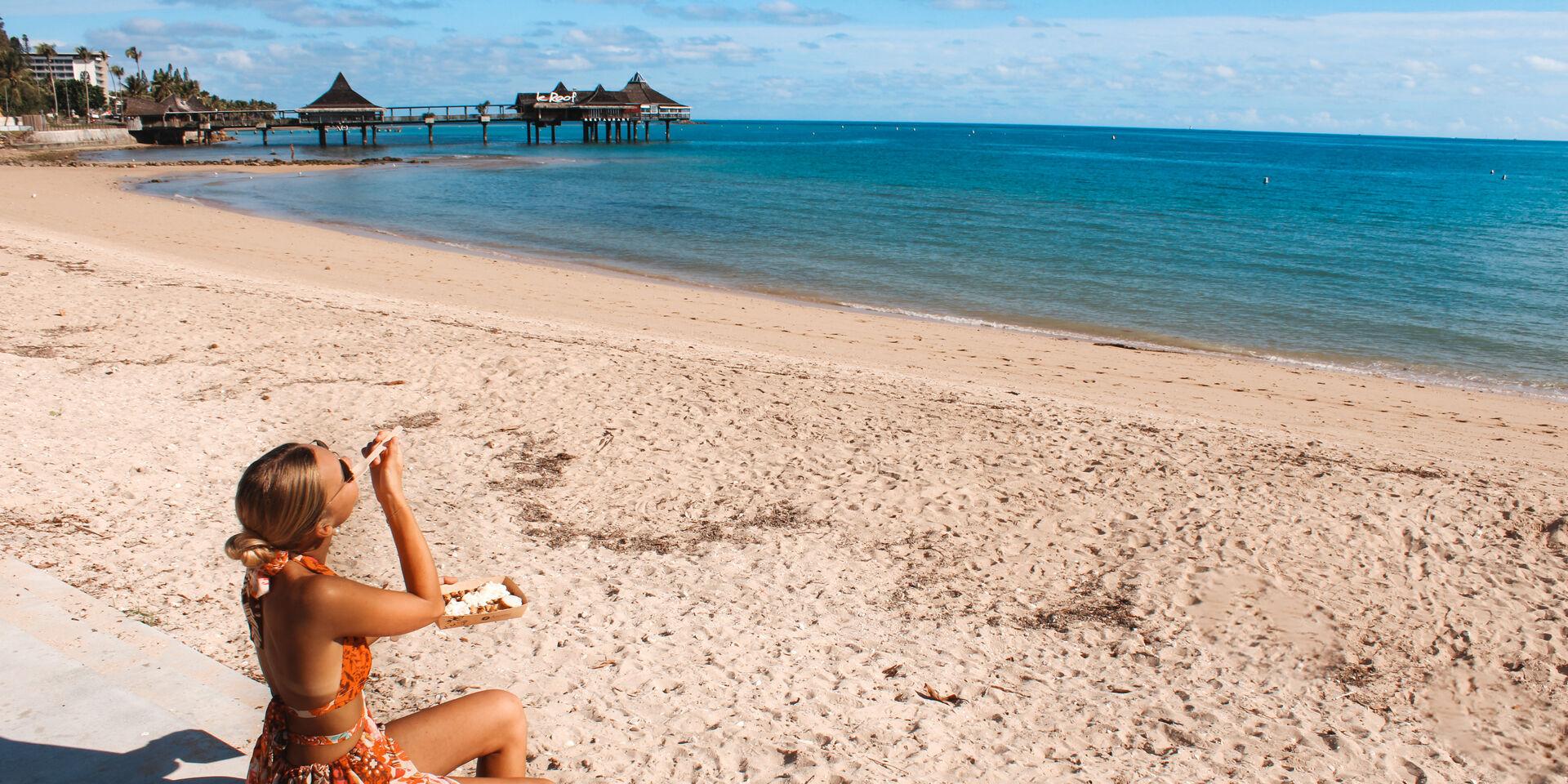 Relax on Anse-Vata beach