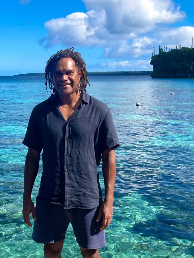 Christian Karembeu à Lifou