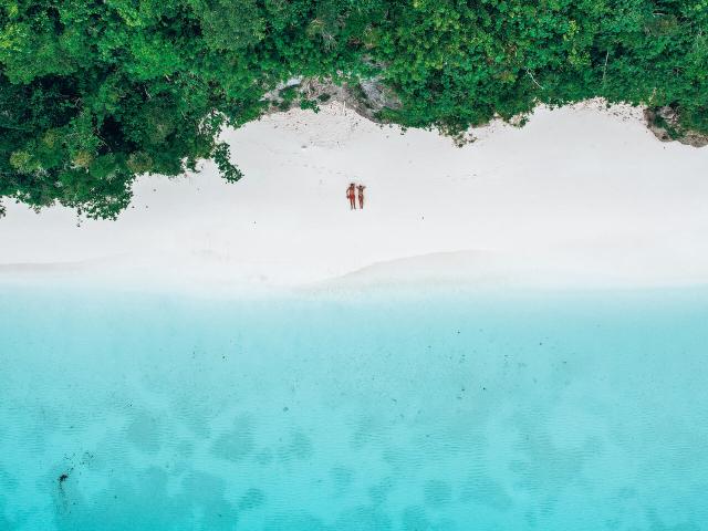 Kiki beach on Lifou island