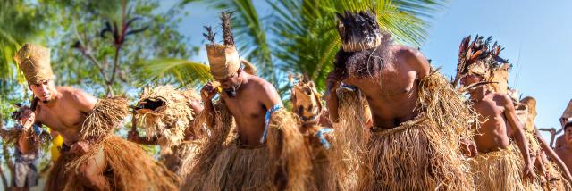 Traditional Kanak dancers