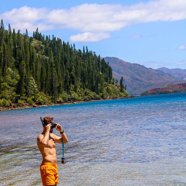 Snorkeling à l'Îlot Nemou à Thio