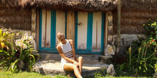 Case traditionnelle Kanak à Lifou