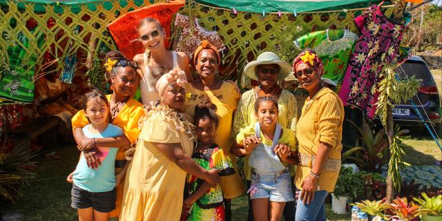 Rencontrer les habitants au marché de Lifou