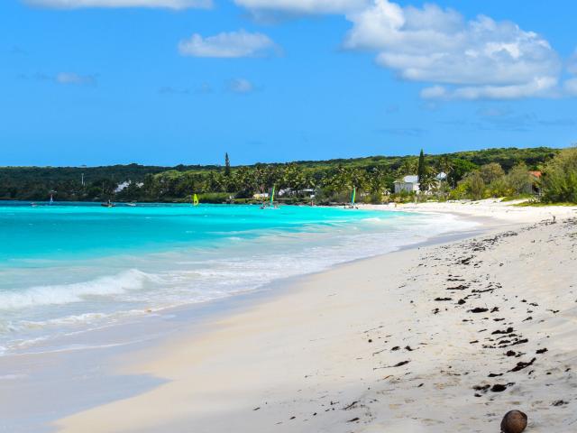 Chateaubriand beach on Lifou loyalty island