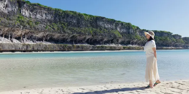 ウベア島のレキンの断崖
