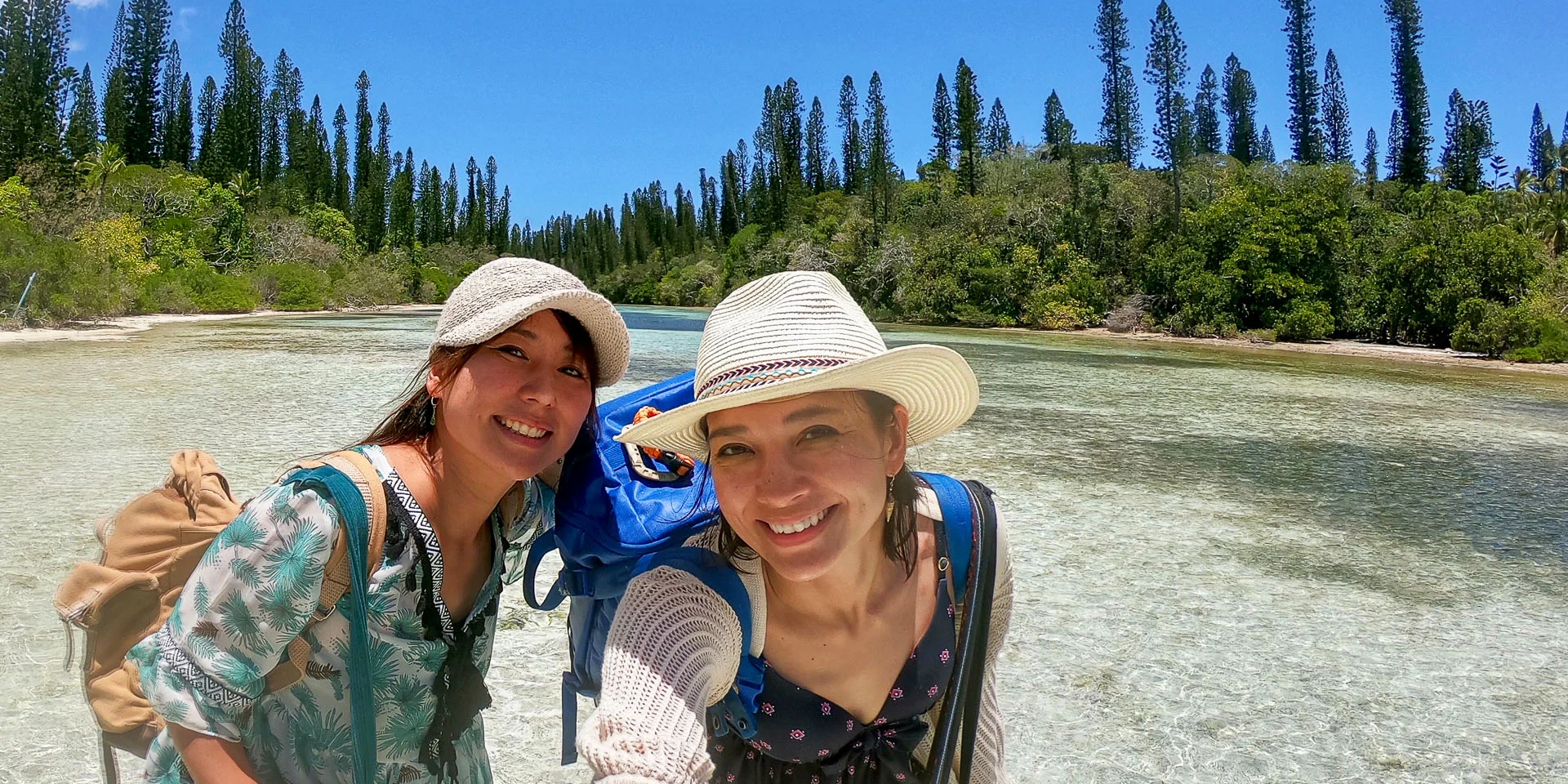 Touristes Japonaises à l'Île des Pins
