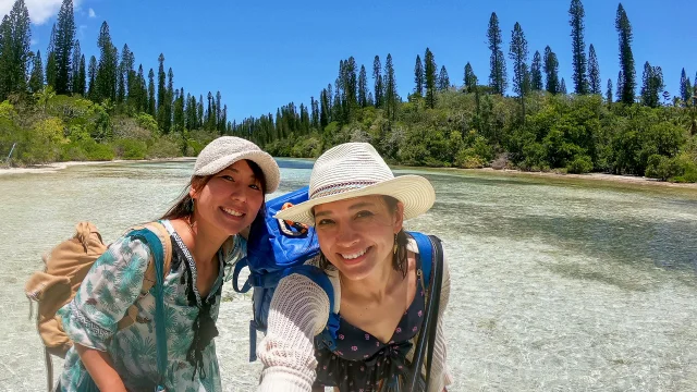 Touristes Japonaises à l'Île des Pins