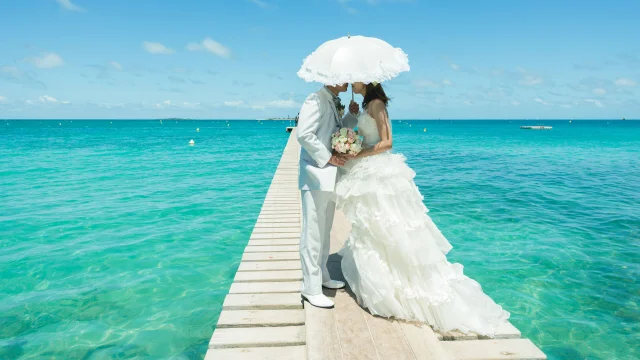 ヌメアでの日本の結婚式