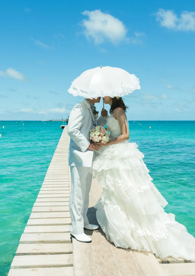 ヌメアでの日本の結婚式