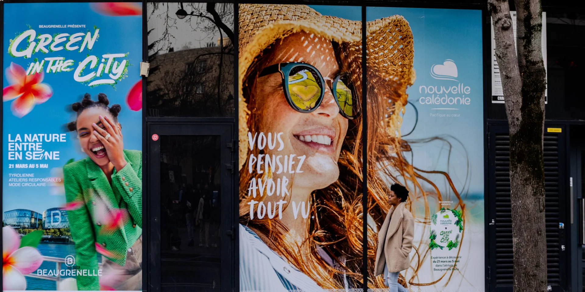 Campagne Nouvelle-Calédonie au centre commercial Beaugrenelle à Paris