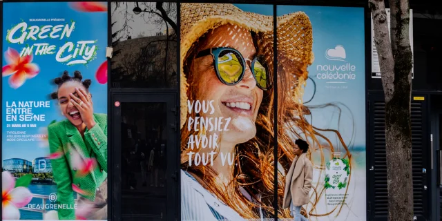 Campagne Nouvelle-Calédonie au centre commercial Beaugrenelle à Paris