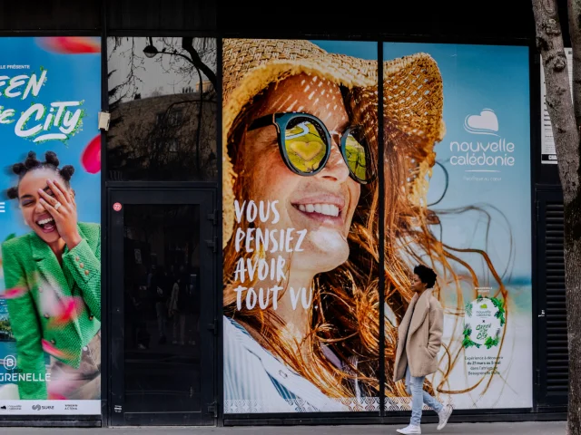 Campagne Nouvelle-Calédonie au centre commercial Beaugrenelle à Paris