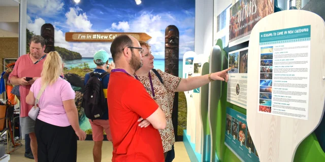 Inauguration de l'espace immersif dans la gare maritime de Nouméa